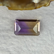 Natural Faceted Ametrine Parallelogram Shape 10.12ct 16.4 by 10.5 by 7.7mm - Huangs Jadeite and Jewelry Pte Ltd