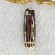 Natural Powerful Tibetan Old Oily Agate Sky Door Serenity 1 Eye Dzi Bead Heavenly Master (Tian Zhu) 一眼天诛 8.45g 37.6 by 12.0mm - Huangs Jadeite and Jewelry Pte Ltd