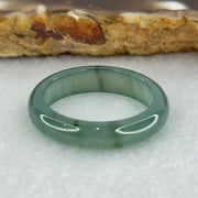 Type A Icy Blueish Green Jadeite Ring 2.34g 4.4 by 2.9mm US8 HK17.5 (Perfect) - Huangs Jadeite and Jewelry Pte Ltd