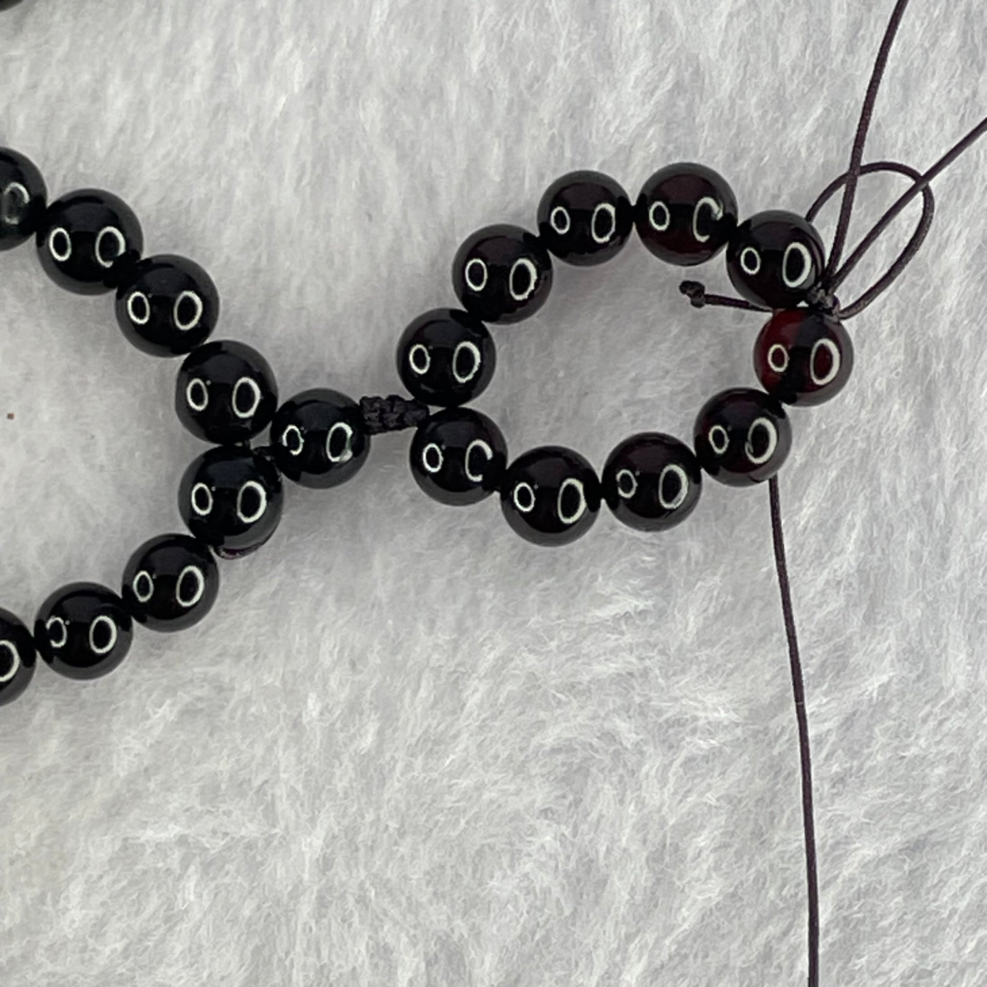 Natural Blood Red Amber Beads Necklace 10.72g 58cm 5.4mm 120 Beads - Huangs Jadeite and Jewelry Pte Ltd