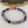 Natural Super 7 Crystal Bracelet 15.58g 7.7 mm 25 Beads - Huangs Jadeite and Jewelry Pte Ltd