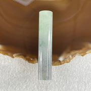 Type A Wuji Grey and Green Jadeite Pillar Pendant 22.30g 59.3 by 12.0mm - Huangs Jadeite and Jewelry Pte Ltd
