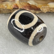 Natural Powerful Tibetan Old Oily Agate 1 Eye With Swastika Dzi Bead (Hotu Dzi) 5.13g 17.8 by 13.5mm - Huangs Jadeite and Jewelry Pte Ltd