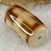 Natural Powerful Tibetan Old Oily Agate Patina Guiren Tairen Human Dzi Bead Totem Amulet Heavenly Master (Tian Zhu) 贵人天诛 4.85g 19.9 by 11.8mm - Huangs Jadeite and Jewelry Pte Ltd