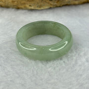 Type A Green Jadeite Ring 4.17g 6.5 by 3.5mm US7.1 HK15.5 (Very Slight External Rough) - Huangs Jadeite and Jewelry Pte Ltd