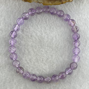 Natural Amethyst Quartz Beads Bracelet 9.62g 15cm 6.3mm 29 Beads - Huangs Jadeite and Jewelry Pte Ltd