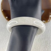 Type A Faint Lavender Jade Jadeite Bangle 61.24g inner Dia 58.4mm 13.9 by 8.2mm (External Line) - Huangs Jadeite and Jewelry Pte Ltd