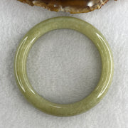 Natural Green Serpentine Bangle 49.63g Inner Diameter 58.0mm 11.7 by 9.8mm (Very Very Slight Internal Line) - Huangs Jadeite and Jewelry Pte Ltd