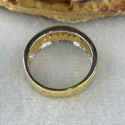 Natural Diamonds in 14K Rose and White Gold Ring Total Weight 5.35g US7.5 HK16.5 - Huangs Jadeite and Jewelry Pte Ltd