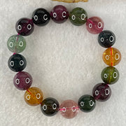 Good Grade Natural Tourmaline Crystal Bracelet 电气石 39.27g 15.5cm 11.8mm 16 Beads - Huangs Jadeite and Jewelry Pte Ltd