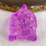 Natural Pink Liuli Dragon Turtle Display 67.56g 60.9 by 37.5 by 36.5mm - Huangs Jadeite and Jewelry Pte Ltd