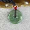 Type A Green Jadeite Ping An Kou Donut Anklet/Bracelet 9.82g 25.8 by 6.2mm - Huangs Jadeite and Jewelry Pte Ltd