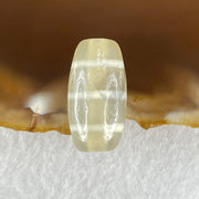 Natural Powerful Tibetan Old Oily Agate 3-Lines Dzi Bead Heavenly Master (Tian Zhu) 三行天诛 3.23g 20.0 by 10.4mm - Huangs Jadeite and Jewelry Pte Ltd