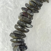 Natural Blood with Butterscotch Amber Irregular Beads Bracelet 23.06g 18.5cm 14.9 by 11.6 by 6.1 to 12.0 by 11.0 by 2.7mm 56pcs - Huangs Jadeite and Jewelry Pte Ltd