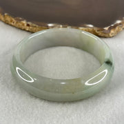 Type A Light Green with Lavender Jadeite Bangle 61.36g Inner Diameter 55.5mm 16.2 by 8.0mm (Slight Internal Lines) - Huangs Jadeite and Jewelry Pte Ltd
