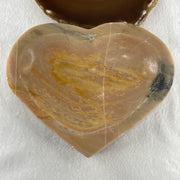 Natural Polychrome Jasper Heart Shape Plate 1,401.5g 170.0 by 140.0 by 38.8mm - Huangs Jadeite and Jewelry Pte Ltd