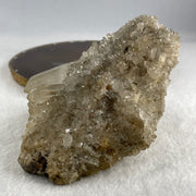 Natural Clear Quartz Crystal Cluster Display 737.3g 127.1 by 120.0 by 75.0mm - Huangs Jadeite and Jewelry Pte Ltd
