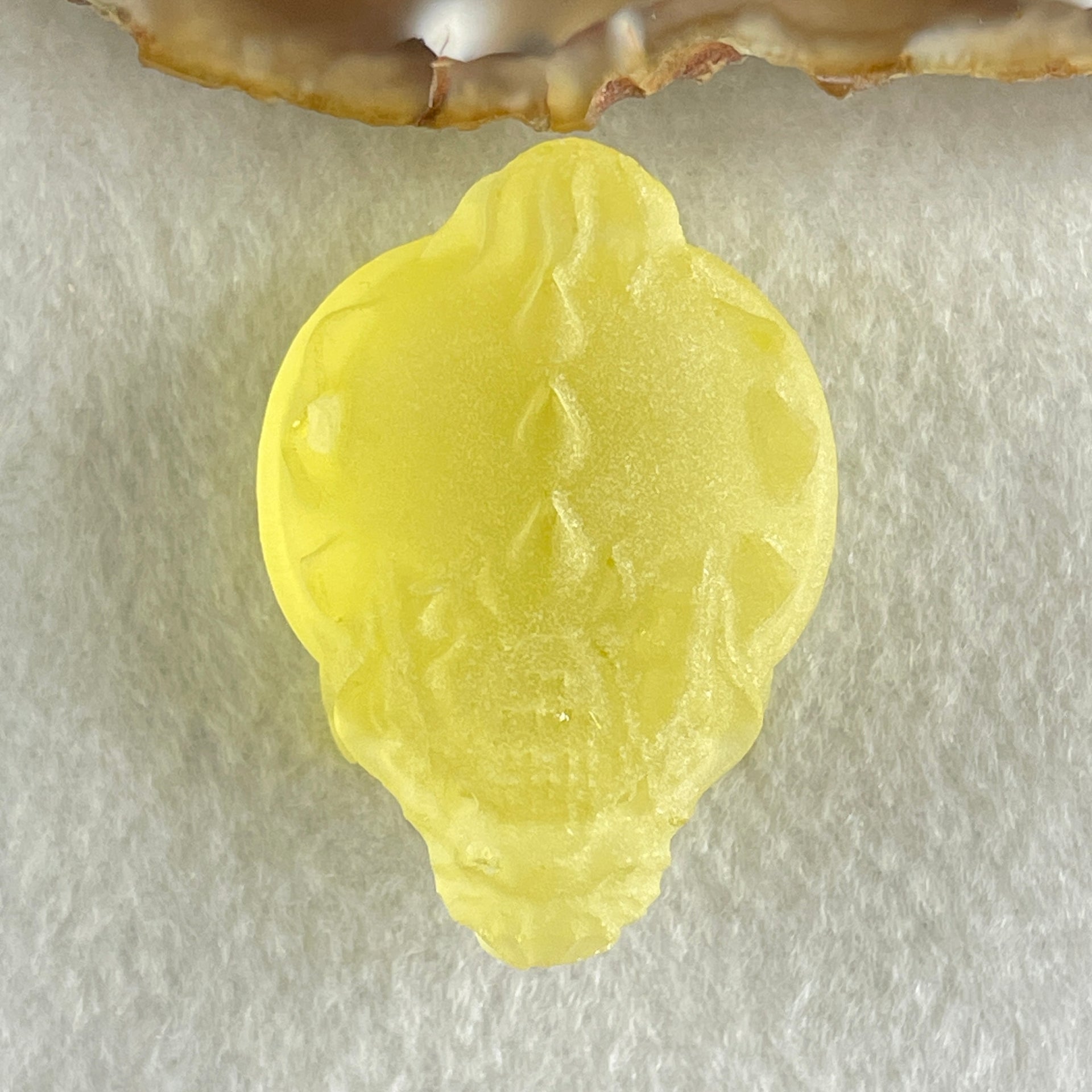 Natural Sulfur Golden Turtle Dragon Display 29.60g 42.7 by 30.3 by 22.3mm - Huangs Jadeite and Jewelry Pte Ltd