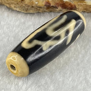 Natural Powerful Tibetan Old Oily Agate Ancient Thousand Hand Guan Yin Dzi Bead Heavenly Master (Tian Zhu) 千手观音天珠 10.07g 37.4 by 13.0mm - Huangs Jadeite and Jewelry Pte Ltd