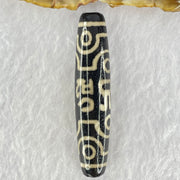 Natural Powerful Tibetan Old Oily Agate 8 Eyes Om Mani Padme Hum Dzi Bead Heavenly Master (Tian Zhu) 六字箴言八眼天珠 15.12g 59.0 by 13.0mm - Huangs Jadeite and Jewelry Pte Ltd