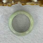 Type A Green with Lavender Jadeite Ring 11.09g 12.8 by 4.5mm US10.5 HK23.5 (Slight External Rough? - Huangs Jadeite and Jewelry Pte Ltd