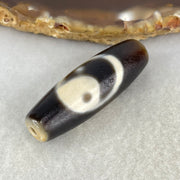 Natural Powerful Tibetan Old Oily Agate Yin Yang Bead Heavenly Master (Tian Zhu) 9.14g 38.1 by 12.3mm - Huangs Jadeite and Jewelry Pte Ltd