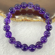 Very Good Grade Natural Amethyst Bracelet 24.31g 16cm 9.6mm 20 Beads - Huangs Jadeite and Jewelry Pte Ltd