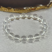 Natural Clear Quartz Bracelet 天然白水晶手链 30.62g 17cm 10.6mm 19 Beads - Huangs Jadeite and Jewelry Pte Ltd
