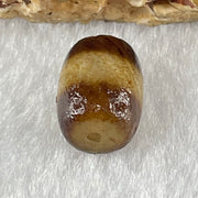 Natural Powerful Tibetan Old Oily Agate One Line Dzi Bead Heavenly Master (Tian Zhu) 1.46g 11.6 by 8.8mm - Huangs Jadeite and Jewelry Pte Ltd