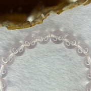 Natural Rose Quartz Beads Bracelet 天然玫瑰石英珠手链 29.28g 17.5cm 10.3mm 20 Beads - Huangs Jadeite and Jewelry Pte Ltd