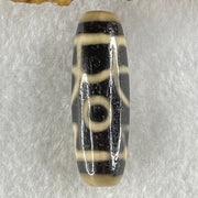 Natural Powerful Tibetan Old Oily Agate Huan Xi Fo Dzi Bead Heavenly Master (Tian Zhu) 歡喜佛天珠 9.93g 38.7 by 12.8mm - Huangs Jadeite and Jewelry Pte Ltd