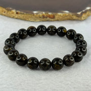 Natural Medicine Amber Beads Bracelet 天然药珀手链 10.38g 16cm 10.1mm 19 Beads - Huangs Jadeite and Jewelry Pte Ltd