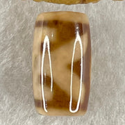 Natural Powerful Tibetan Old Oily Agate Patina Guiren Tairen Human Dzi Bead Totem Amulet Heavenly Master (Tian Zhu) 贵人天诛 4.85g 19.9 by 11.8mm - Huangs Jadeite and Jewelry Pte Ltd