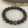 Natural Hainan Wild Old Agarwood Bracelet (Floating) 天然海南野生老树沉香手链 9.63g 17cm 10.9mm 19 Beads - Huangs Jadeite and Jewelry Pte Ltd