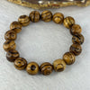 Natural Agarwood Beads Bracelet (Almost no Smell) 沉香木手链 11.67g 18cm 12.4mm 17 Beads - Huangs Jadeite and Jewelry Pte Ltd
