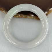 Type A Translucent Faint Blueish Green with Faint Lavender Jadeite Bangle Internal Diameter 56.79mm 437.29cts 87.85g 12.0 by 13.0mm With NGI Cert 32886087 (Close to Perfect) - Huangs Jadeite and Jewelry Pte Ltd