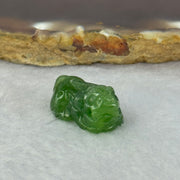 Natural Green Nephrite Pixiu Pendent 2.85g 17.9 by 11.4 by 9.6mm - Huangs Jadeite and Jewelry Pte Ltd