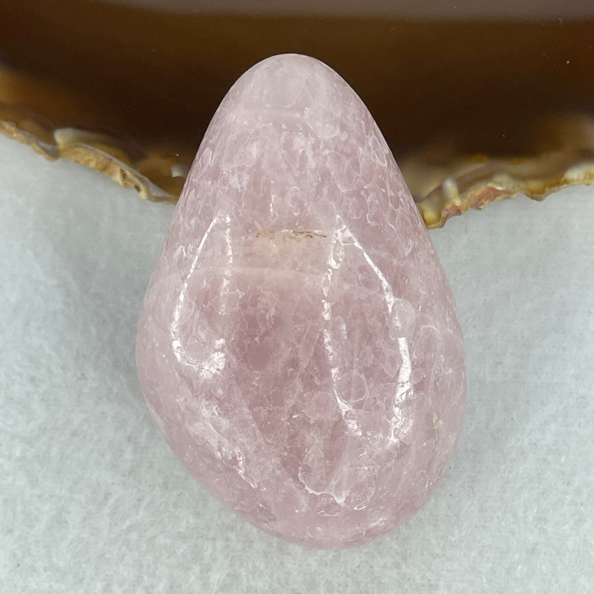 Natural Rose Quartz Freeform Specimen | Gentle Pink Heart Chakra Crystal Display (88.5g | 59.5 x 39.4 x 27.6mm)