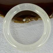Transparent to White Quartzite Jade Bangle 天山玉手镯 Internal Diameter 57.0mm 66.19g 12.7 by 11.8mm - Huangs Jadeite and Jewelry Pte Ltd
