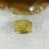 Good Grade Natural Golden Rutilated Quartz Crystal Lulu Tong Barrel 天然金顺发晶水晶露露通桶 
5.35g 16.4 by 13.6mm - Huangs Jadeite and Jewelry Pte Ltd
