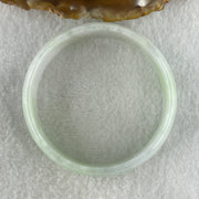 Type A Natural Green with Lavender Jadeite Bangle 34.40g Inner Diameter 49.8mm 17.9 by 4.2mm (Very Very Slight Internal Lines) - Huangs Jadeite and Jewelry Pte Ltd