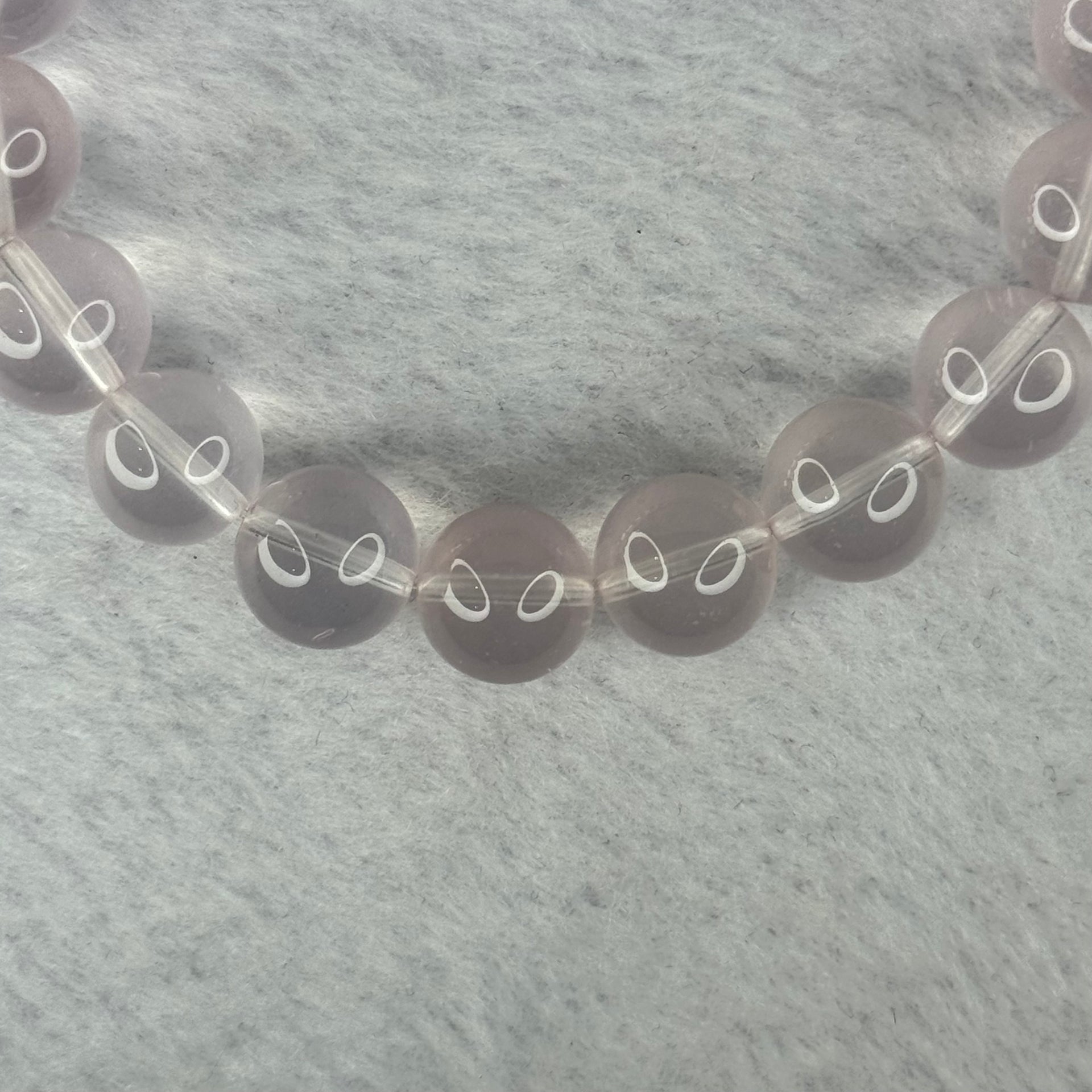 Natural Rose Quartz Beads Bracelet 天然玫瑰石英珠手链 32.98g 17cm 10.9mm 19 Beads - Huangs Jadeite and Jewelry Pte Ltd