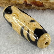 Natural Powerful Tibetan Old Oily Agate Goat Dzi Bead Heavenly Master (Tian Zhu) 山羊天珠 9.36g 38.0 by 12.6mm - Huangs Jadeite and Jewelry Pte Ltd