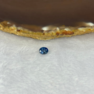 Natural Faceted Blue Sapphire 0.95ct 6.5 by 4.9 by 3.7mm - Huangs Jadeite and Jewelry Pte Ltd