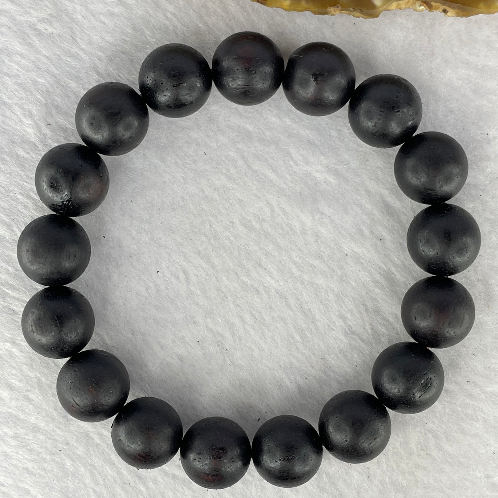 Natural Wild Hainan Jiang Zhen Xiang ( Acronychia Pedunculata) Beads Bracelet (Sinking Type) 天然野生海南降真香珠手链  14.88g 18cm / 12.3 mm 17 Beads - Huangs Jadeite and Jewelry Pte Ltd
