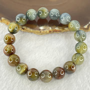 Good Grade Natural Blue Rutilated Quartz Bracelet 40.11g 18cm 12.0mm 18 Beads - Huangs Jadeite and Jewelry Pte Ltd
