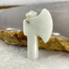 Type A faint Lavender Jadeite Axe with 3.16g 26.5mm by 16.2mm by 4.4mm - Huangs Jadeite and Jewelry Pte Ltd