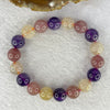 Natural Mixed Quartz Bracelet 40.00g 18cm 11.5mm 18 Beads - Huangs Jadeite and Jewelry Pte Ltd