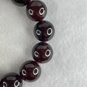 Natural Red Garnet Beads Bracelet 102.52g 17cm 15.8mm 14 Beads (1 Bead External Rough) - Huangs Jadeite and Jewelry Pte Ltd