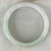 Type A Light Green and Faint Lavender Jadeite Bangle 64.37g Internal Diameter 56.0mm 15.2 by 8.0mm - Huangs Jadeite and Jewelry Pte Ltd